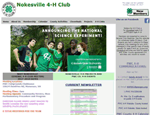 Tablet Screenshot of nokesville4-h.com